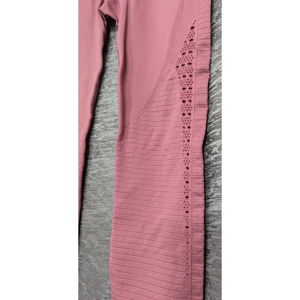 Gymshark Energy+ High Waist Cropped Legging pink size XS No Tag - Picture 3 of 6